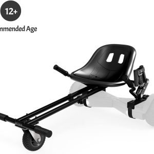 Summer Final Clearance Just $ 99：Jetson JetKart 2.0 Universal Hoverboard Attachment - Converts Hoverboard to Sit Down Electric Go Kart with Rear Suspension for Off Road Riding, Fits Any Rider Height