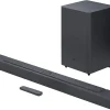 Anniversary Celebration While Stocks Last Just $ 99：Bar 2.1 Deep Bass (MK2) 2.1 Channel Soundbar with Wireless Subwoofer, 300W Total Power, Immersive Surround Sound, Built-In Dolby, Bluetooth Stream, HDMI/Optical Connect - Black