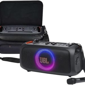 ⚡New Year Special🔥 PartyBox On-The-Go Essential | Portable Party Speaker with Built-in Lights | Wireless Mic | Amazing Pro Sound | IPX4 Splashproof Protection | 6 Hours of Playtime | Convenient Shoulder Strap