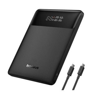 Summer Final Clearance Just $ 99：Baseus Laptop Power Bank, 100W Blade USB C Portable Laptop Charger, Super Fast Charging 20000mAh Slim Battery Pack for Laptop, MacBook Air, Dell, IPad, HP, iPhone, Samsung Galaxy, Switch, Steam Deck
