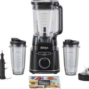 Summer Final Clearance Just $ 99：Ninja 2-in-1 Detect Power Blender Pro & Single Serve, 1200W Blender With Jug, & 2x Single Serve Cups, Blend Smoothies, Chop Vegetables & Mix Frozen Drinks, Black, TB301ME, 2 Years Warranty