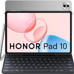 HONOR Pad 10 12.1 Inch Wi-Fi Tablet 8GB RAM 256GB ROM Gray Bundle with Free Keyboard Case & Honor Choice Pencil - UAE Version
