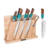 Luxury Kitchen Knife Set with Stand and Chopping Board ：10 Pcs：