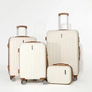 UUH 28-inch Vertical Luggage Family Travel 4-Piece Set – Buy 1 Get 3 Free (Includes 24/20/13-Inch)