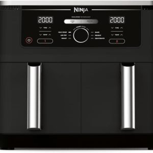 ⚡New Year Special🔥Ninja Foodi Dual Zone Air Fryer 2 Drawers, 6 Cooking Functions, 9.5L Capacity, Black, AF400ME, 2 Years Warranty