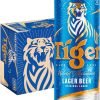 Tiger Lager Beer Can Carton, 24 x 320ml